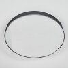 Elmar Plafoniera, Panel LED Nero, 1-Luce