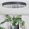 Elmar Plafoniera, Panel LED Nero, 1-Luce