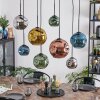 Ripoll Lampadario a sospensione, Lampada a sfera, Lampada a sospensione Blu, Cromo, Oro, Verde, Ramato, Grigio fumo, 8-Luci