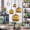 Koyoto Lampadario a sospensione, Lampada a sfera, Lampada a sospensione a cluster Oro, 4-Luci