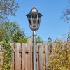 Lignac Lampione multibraccia, Illuminazione viale Nero, Argento, 1-Luce