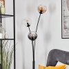 Koyoto Lampada a sfera, Lampada da terra Ambrato, Chiaro, Grigio fumo, 3-Luci
