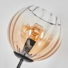 Koyoto Lampada a sfera, Lampada da terra Ambrato, Chiaro, Grigio fumo, 3-Luci