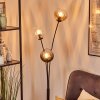 Koyoto Lampada a sfera, Lampada da terra Ambrato, Chiaro, Grigio fumo, 3-Luci