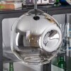 Ripoll Lampadario a sospensione, Lampada a sfera, Lampada a sospensione a cluster Ambrato, Chiaro, Grigio fumo, 4-Luci