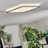 Simonstorp Plafoniera, Panel LED Argento, Bianco, 1-Luce