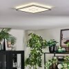 Simonstorp Plafoniera, Panel LED Argento, Bianco, 1-Luce