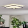 Simonstorp Plafoniera, Panel LED Argento, Bianco, 1-Luce
