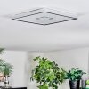 Simonstorp Plafoniera, Panel LED Argento, Bianco, 1-Luce