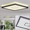 Simonstorp Plafoniera, Panel LED Nero, Bianco, 1-Luce