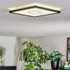 Simonstorp Plafoniera, Panel LED Nero, Bianco, 1-Luce