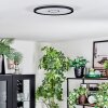 Simonstorp Plafoniera, Panel LED Nero, Bianco, 1-Luce