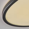 Simonstorp Plafoniera, Panel LED Nero, Bianco, 1-Luce