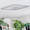 Simonstorp Plafoniera, Panel LED Argento, Bianco, 1-Luce