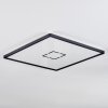 Simonstorp Plafoniera, Panel LED Nero, Bianco, 1-Luce