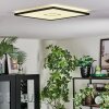 Simonstorp Plafoniera, Panel LED Nero, Bianco, 1-Luce