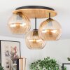 Koyoto Plafoniera, Lampada a sfera 40 cm Écru, Nero, 3-Luci