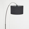 Bassagoda Lampada da terra Cromo, Nero, 1-Luce