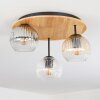Ripoll Plafoniera, Lampada a sfera Écru, Nero, 3-Luci