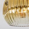 Ripoll Plafoniera, Lampada a sfera Écru, Nero, 3-Luci