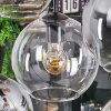 Koyoto Lampadario a sospensione, Lampada a sfera, Lampada a sospensione Ambrato, Chiaro, Grigio fumo, 8-Luci