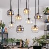 Koyoto Lampadario a sospensione, Lampada a sfera, Lampada a sospensione Ambrato, Chiaro, Grigio fumo, 8-Luci