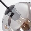 Ripoll Lampadario a sospensione, Lampada a sfera, Lampada a sospensione Ambrato, Chiaro, Grigio fumo, 8-Luci