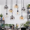 Ripoll Lampadario a sospensione, Lampada a sfera, Lampada a sospensione Ambrato, Chiaro, Grigio fumo, 8-Luci