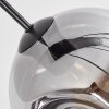 Ripoll Lampadario a sospensione, Lampada a sfera, Lampada a sospensione Ambrato, Chiaro, Grigio fumo, 8-Luci