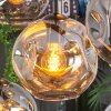Ripoll Lampadario a sospensione, Lampada a sfera, Lampada a sospensione Ambrato, Grigio fumo, 8-Luci