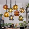 Ripoll Lampadario a sospensione, Lampada a sfera, Lampada a sospensione Blu, Oro, Verde, Ramato, 8-Luci