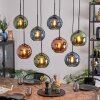 Koyoto Lampadario a sospensione, Lampada a sfera, Lampada a sospensione Blu, Verde, Ramato, 8-Luci