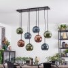 Koyoto Lampadario a sospensione, Lampada a sfera, Lampada a sospensione Blu, Verde, Ramato, 8-Luci