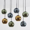 Koyoto Lampadario a sospensione, Lampada a sfera, Lampada a sospensione Blu, Oro, Verde, 8-Luci