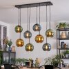Koyoto Lampadario a sospensione, Lampada a sfera, Lampada a sospensione Blu, Oro, Verde, 8-Luci