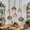 Ripoll Lampadario a sospensione, Lampada a sfera, Lampada a sospensione Ambrato, Chiaro, Grigio fumo, 6-Luci