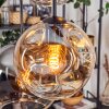 Ripoll Lampadario a sospensione, Lampada a sfera, Lampada a sospensione Ambrato, Chiaro, Grigio fumo, 6-Luci