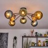 Koyoto Plafoniera, Lampada a sfera 85 cm Blu, Oro, Verde, Ramato, 8-Luci