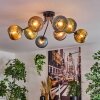 Koyoto Plafoniera, Lampada a sfera 85 cm Blu, Oro, Verde, Ramato, 8-Luci