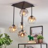 Ripoll Plafoniera, Lampada a sfera Ambrato, Chiaro, Grigio fumo, 5-Luci