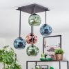 Ripoll Plafoniera, Lampada a sfera Blu, Verde, Ramato, 5-Luci