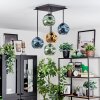 Ripoll Plafoniera, Lampada a sfera Blu, Oro, Verde, 5-Luci