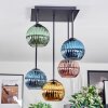 Koyoto Plafoniera, Lampada a sfera Blu, Oro, Verde, Ramato, 5-Luci Koyoto Plafoniera, Lampada a sfera Blu, Oro, Verde, Ramato, 5-Luci
