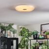 Luvan Plafoniera LED Bianco, 1-Luce