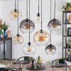 Koyoto Lampadario a sospensione, Lampada a sfera, Lampada a sospensione Antracite, Argento, Bianco, 8-Luci