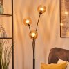 Koyoto Lampada a sfera, Lampada da terra Ambrato, 3-Luci