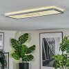 Simonstorp Plafoniera, Panel LED Argento, Bianco, 1-Luce