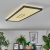 Simonstorp Plafoniera, Panel LED Nero, Bianco, 1-Luce