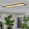 Simonstorp Plafoniera, Panel LED Nero, Bianco, 1-Luce