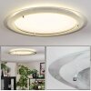 Ipres Plafoniera, Panel LED Argento, Bianco, 1-Luce
